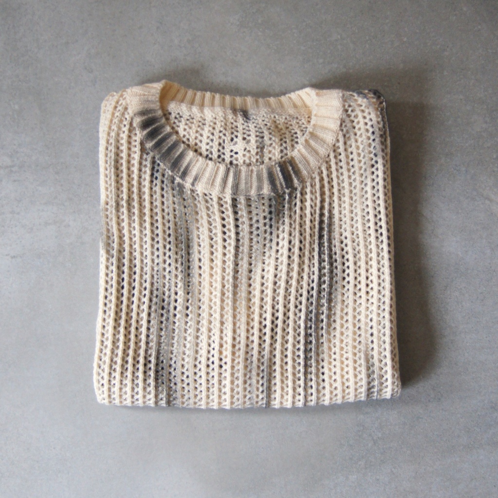 SWEATER "ACID WASH" BOXY (S)