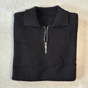 POLO "ZIPPER BLACK" (L/XL)
