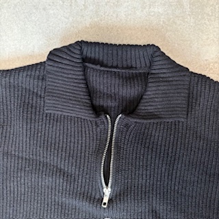 POLO "ZIPPER BLACK" (L/XL)