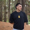REMERA PISO MOJADO NEGRO (L) 