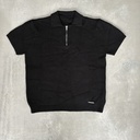 POLO "ZIPPER BLACK" (L/XL)