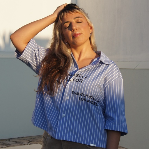 CAMISA BOXY SMWN "MYSELF" (M/L)